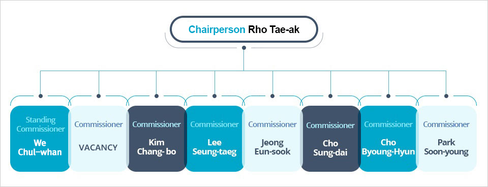 Vice Chairperson & Commissioner chart