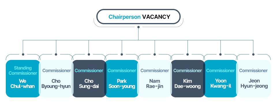 Vice Chairperson & Commissioner chart