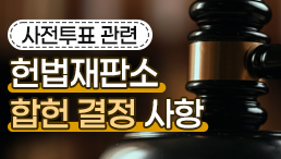 사전투표제도 합헌